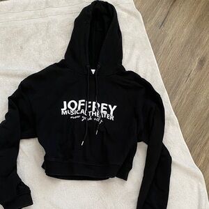 Joffrey Musical Theater Black Cropped Hoodie